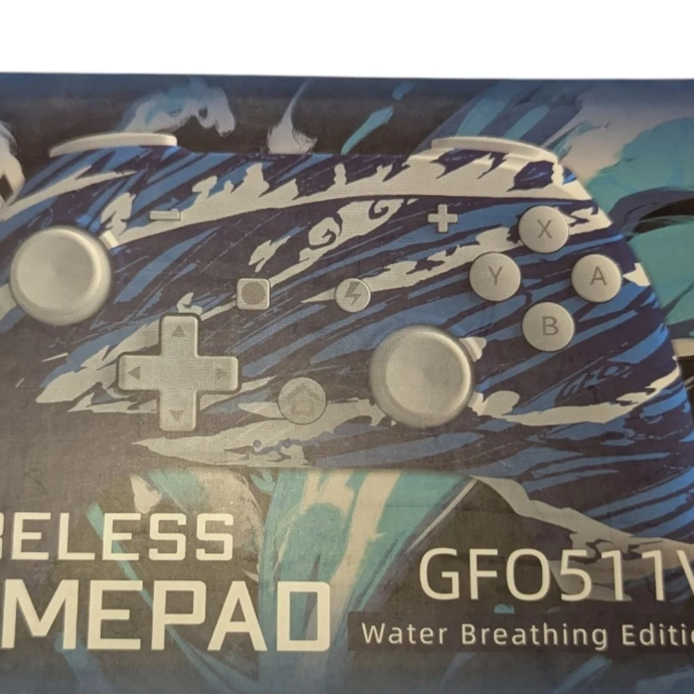 Gefunon Wireless Game Controller Blue For Nintendo Switch Android PC